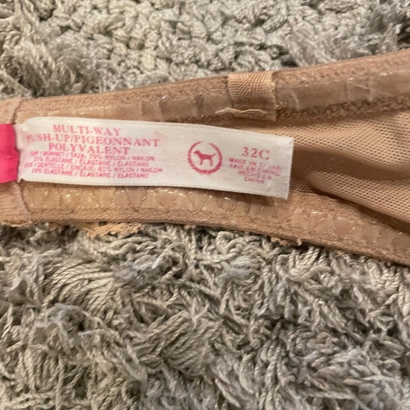 Beige Pink Victoria’s  Secret strapless bra - Picture 2 of 8